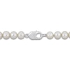 Thumbnail Image 2 of Men's Freshwater Cultured Pearl Necklace Sterling Silver 20&quot;