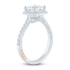 Thumbnail Image 2 of Pnina Tornai Lab-Created Diamond Engagement Ring 2-1/2 ct tw Cushion/Round 14K White Gold