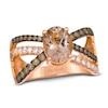 Thumbnail Image 1 of Le Vian Natural Morganite & Diamond Ring 1/2 ct tw 14K Strawberry Gold