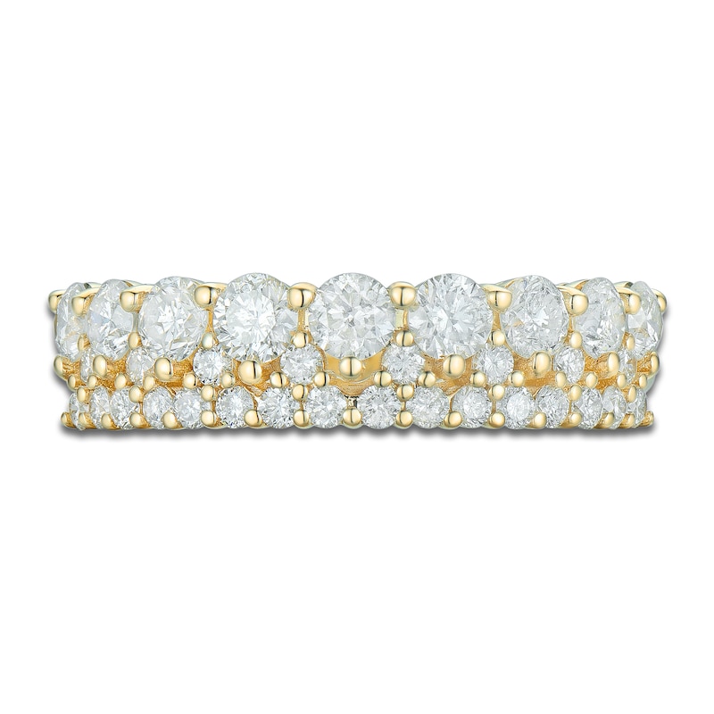 Diamond Multi-Row Anniversary Band 1-1/4 ct tw 14K Yellow Gold | Jared