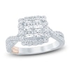 Thumbnail Image 0 of Pnina Tornai Diamond Princess-Cut Quad Engagement Ring 1-3/4 ct tw 14K White Gold