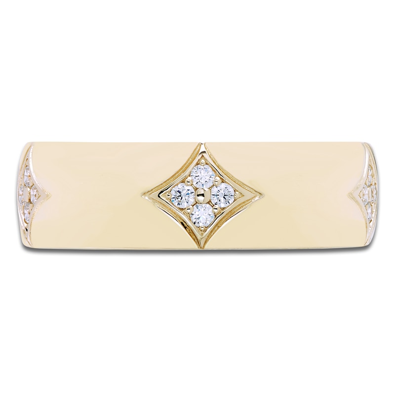 Men's Diamond Fashion Ring 1/5 ct tw 10K Yellow Gold