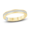 Thumbnail Image 0 of Pnina Tornai Baguette-Cut Lab-Created Diamond Anniversary Ring 1/3 ct tw 14K Yellow Gold