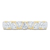 Thumbnail Image 2 of Pnina Tornai Trillion-Cut Lab-Created Diamond Anniversary Ring 1-1/2 ct tw 14K Yellow Gold