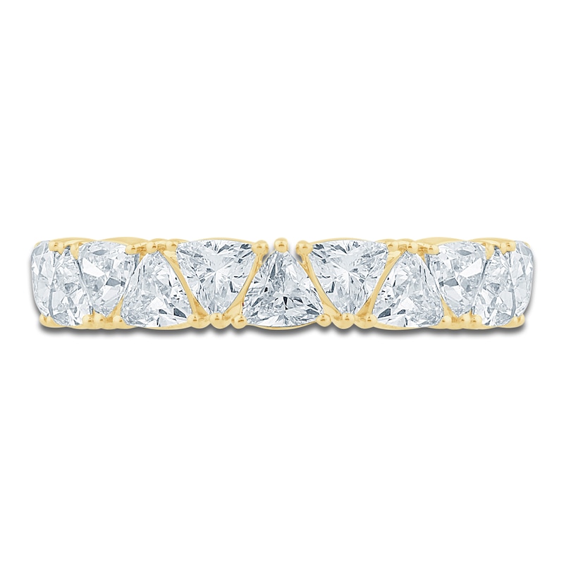 Pnina Tornai Trillion-Cut Lab-Created Diamond Anniversary Ring 1-1/2 ct tw 14K Yellow Gold