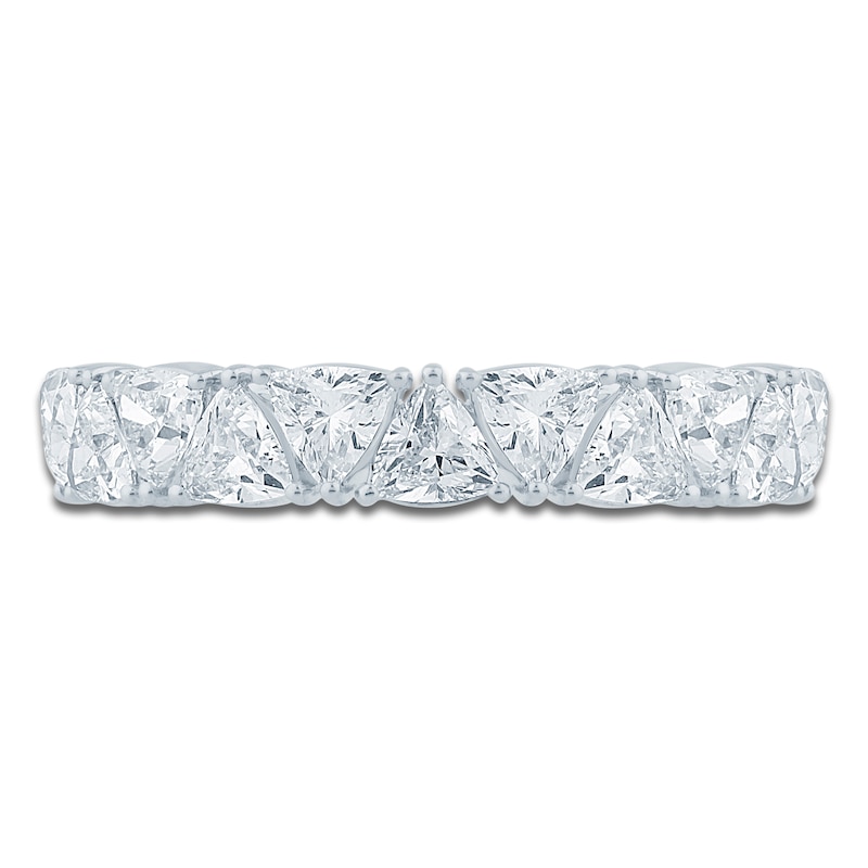 Pnina Tornai Trillion-Cut Lab-Created Diamond Anniversary Ring 1-1/2 ct tw 14K White Gold