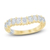 Thumbnail Image 1 of Pnina Tornai Radiant-Cut Lab-Created Diamond Contour Anniversary Ring 1-1/2 ct tw 14K Yellow Gold