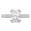 Thumbnail Image 3 of Radiant-Cut Lab-Created Diamond Engagement Ring 1-3/4 ct tw 14K White Gold