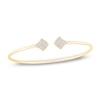 Thumbnail Image 0 of Diamond Open Cuff Bangle Bracelet 3/8 ct tw 14K Yellow Gold