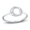 Thumbnail Image 1 of Shy Creation Diamond Overlapping Circles Ring 1/20 ct tw 14K White Gold SC55027232