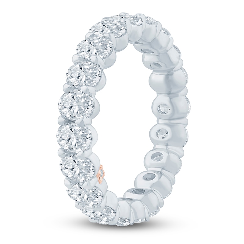 Main Image 2 of Pnina Tornai Lab-Created Oval-Cut Diamond Eternity Band 3-1/5 ct tw 14K White Gold