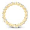 Thumbnail Image 4 of Pnina Tornai Lab-Created Oval-Cut Diamond Eternity Band 3-1/5 ct tw 14K Yellow Gold