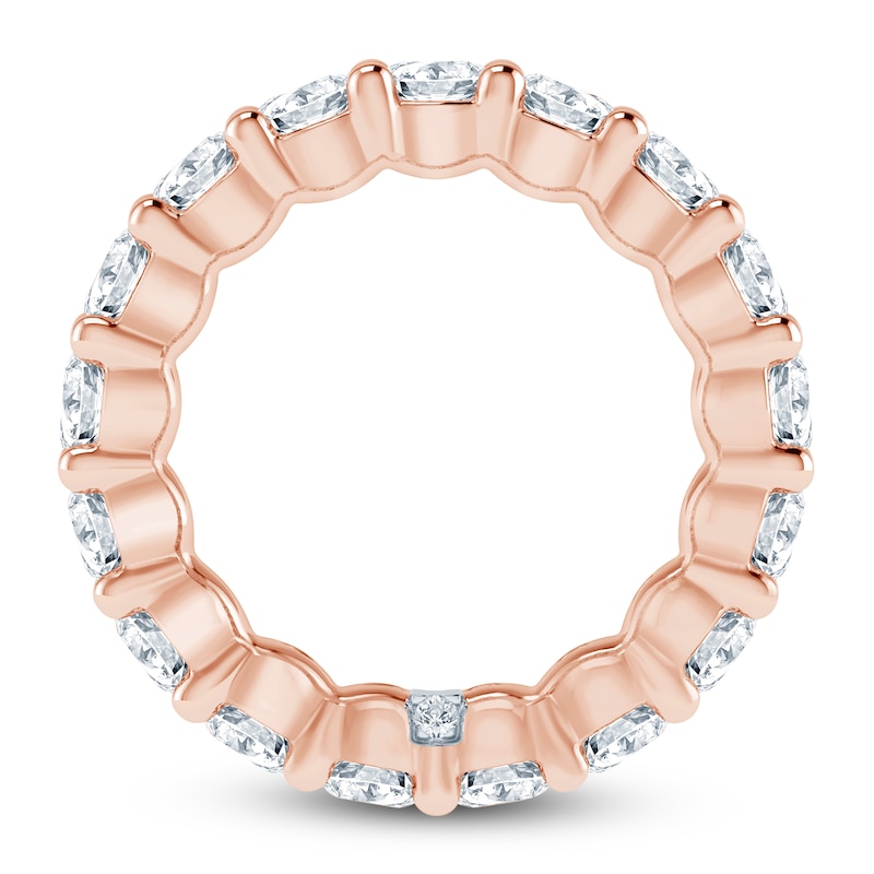 Main Image 4 of Pnina Tornai Lab-Created Round Diamond Eternity Band 4-1/4 ct tw 14K Rose Gold