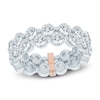 Thumbnail Image 1 of Pnina Tornai Lab-Created Round Diamond Double Eternity Band 4-1/8 ct tw 14K White Gold