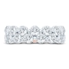 Thumbnail Image 3 of Pnina Tornai Lab-Created Round Diamond Double Eternity Band 4-1/8 ct tw 14K White Gold