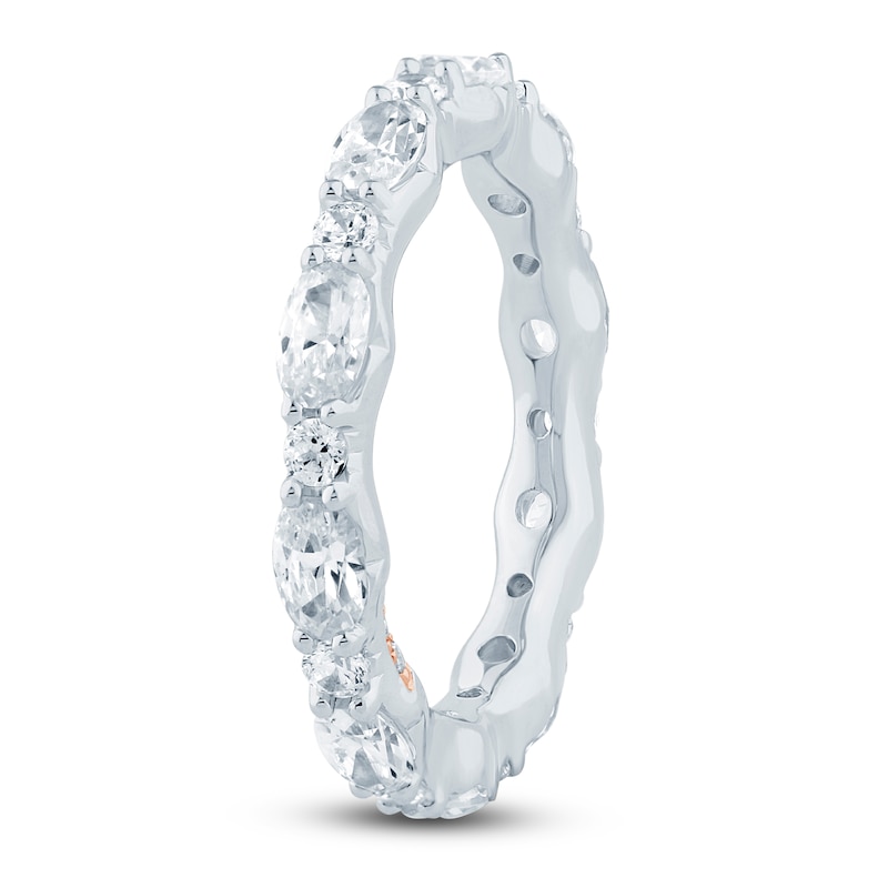 Main Image 2 of Pnina Tornai Round & Oval-Cut Lab-Created Diamond Eternity Band 2 ct tw 14K White Gold