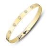 Thumbnail Image 1 of Shy Creation Diamond Seven-Stone Bangle Bracelet 1/3 ct tw 14K Yellow Gold SC55020133ZM