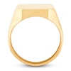 Thumbnail Image 4 of Men's Cushion-Shaped Signet Ring 10K Yellow Gold