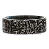 Thumbnail Image 2 of Men's 8mm Meteorite Pattern & Cerakote Sleeve Wedding Band Tungsten Carbide