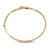 Thumbnail Image 2 of J'Lure Kite Step-Cut Lab-Created Diamond Three-Stone Bangle Bracelet 2-1/3 ct tw 14K Yellow Gold