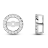 Thumbnail Image 1 of Lab-Created Diamond Earring Jackets 1/5 ct tw 10K White Gold