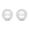 Thumbnail Image 3 of Lab-Created Diamond Earring Jackets 1/5 ct tw 10K White Gold