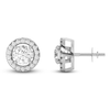 Thumbnail Image 4 of Lab-Created Diamond Earring Jackets 1/5 ct tw 10K White Gold