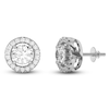 Thumbnail Image 5 of Lab-Created Diamond Earring Jackets 1/5 ct tw 10K White Gold