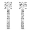 Thumbnail Image 3 of Lab-Created Diamond Earring Hoop Jackets 1/3 ct tw 10K White Gold (Jacket Only)