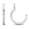 Thumbnail Image 5 of Lab-Created Diamond Earring Hoop Jackets 1/3 ct tw 10K White Gold (Jacket Only)