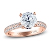 Thumbnail Image 1 of Vera Wang WISH Diamond Engagement Ring 2-1/2 ct tw Round 18K Rose Gold