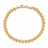 Thumbnail Image 4 of San Marco Chain Bracelet 14K Yellow Gold 7.5&quot;