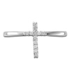 Thumbnail Image 2 of Diamond Cross Ring 1/15 ct tw Round 14K White Gold