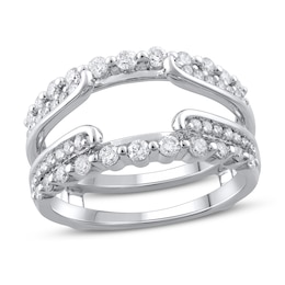 Diamond Anniversary Enhancer Band 3/4 ct tw Round 14K White Gold