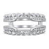 Thumbnail Image 3 of Diamond Anniversary Enhancer Band 3/4 ct tw Round 14K White Gold