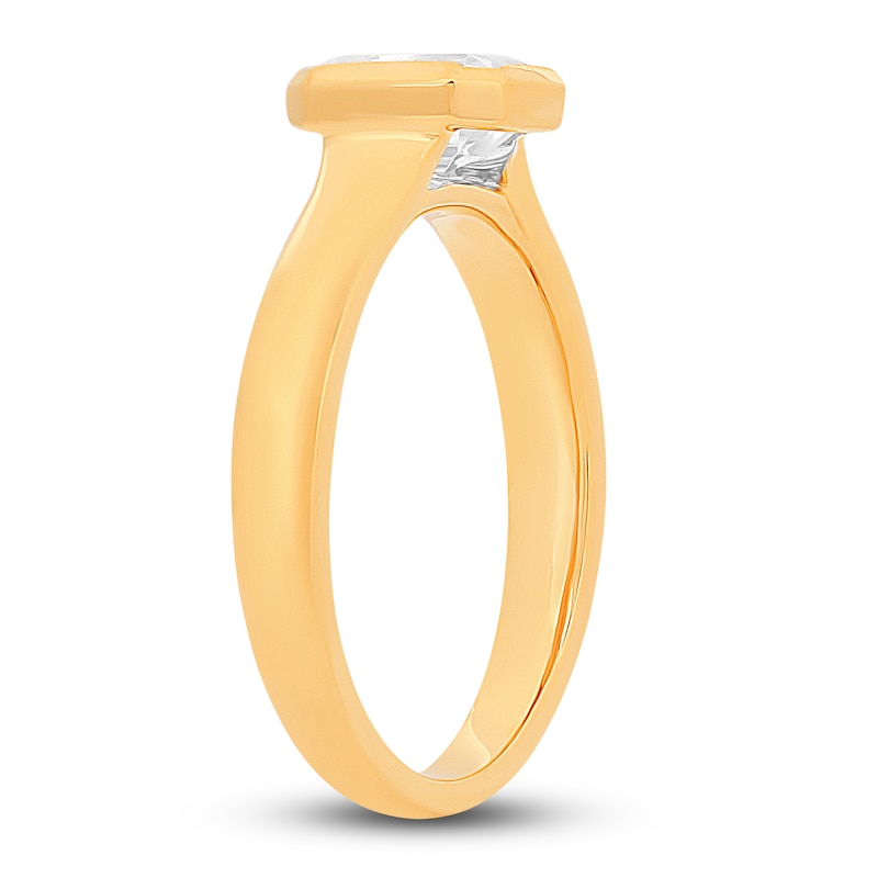 Main Image 2 of Diamond Engagement Ring 1/2 ct tw Baguette 14K Yellow Gold