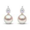 Thumbnail Image 1 of Yoko London South Sea Cultured Pearl Earrings 3/8 ct tw Diamonds 18K Yellow Gold