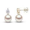 Thumbnail Image 2 of Yoko London South Sea Cultured Pearl Earrings 3/8 ct tw Diamonds 18K Yellow Gold