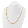 Thumbnail Image 3 of High-Polish Barrel Chain Necklace 24K Yellow Gold 24&quot; 3.2mm