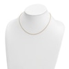 Thumbnail Image 4 of High-Polish Cable Chain Necklace 24K Yellow Gold 16&quot; 1.3mm