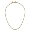 Thumbnail Image 5 of High-Polish Cable Chain Necklace 24K Yellow Gold 16&quot; 1.3mm