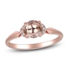 Thumbnail Image 1 of Natural Morganite & Diamond Engagement Ring 1/20 ct tw 14K Rose Gold