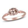 Thumbnail Image 2 of Natural Morganite & Diamond Engagement Ring 1/20 ct tw 14K Rose Gold