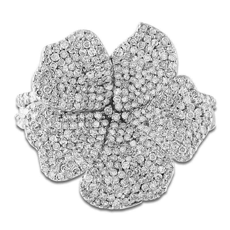 Main Image 3 of LALI Jewels Diamond Flower Ring 1-1/4 ct tw 14K White Gold