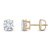 Thumbnail Image 0 of Certified Round-Cut Diamond Solitaire Stud Earrings 2 ct tw 14K Yellow Gold (I/I1)