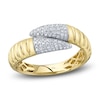 Thumbnail Image 0 of Shy Creation Diamond Bypass Tapered Ring 1/5 ct tw 14K Yellow Gold SC55026051RD