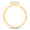 Thumbnail Image 1 of Kallati Baguette & Round-Cut Diamond Ring 1/5 ct tw 14K Yellow Gold