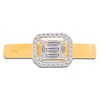 Thumbnail Image 4 of Kallati Baguette & Round-Cut Diamond Ring 1/5 ct tw 14K Yellow Gold