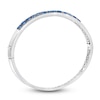 Thumbnail Image 1 of Le Vian Oval-Cut Natural Blue Sapphire Bangle Bracelet 1/2 ct tw Diamonds 14K Vanilla Gold