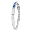 Thumbnail Image 2 of Le Vian Oval-Cut Natural Blue Sapphire Bangle Bracelet 1/2 ct tw Diamonds 14K Vanilla Gold